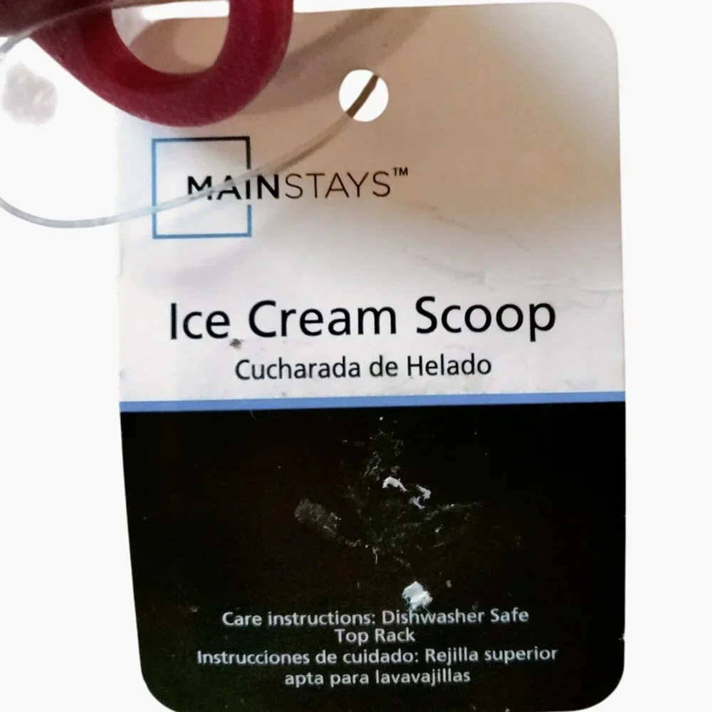 Mainstays Red Ice Cream Scoop